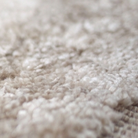 Hand knotted raw silk